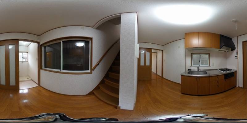 パノラマ画像キッチン