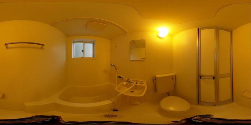 パノラマ画像バスルーム