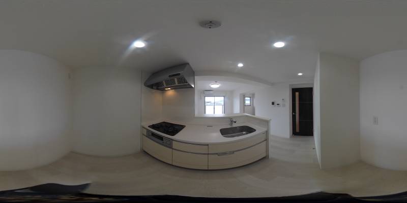 パノラマ画像キッチン