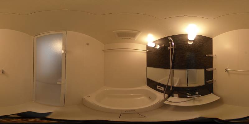 パノラマ画像バスルーム