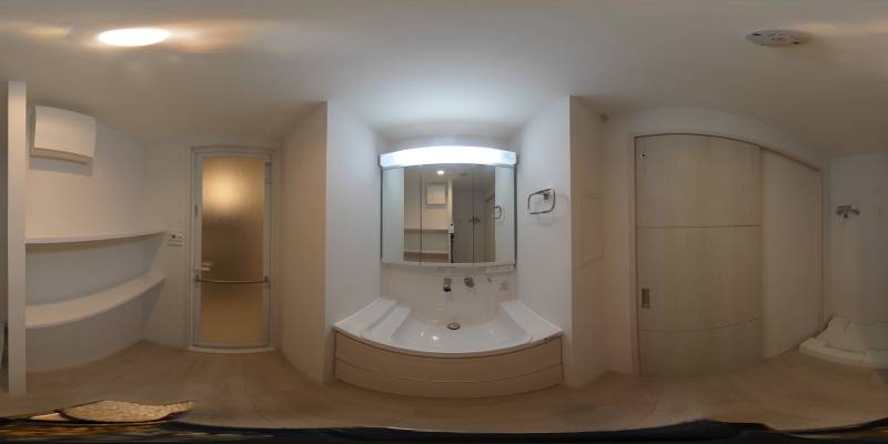 パノラマ画像洗面所