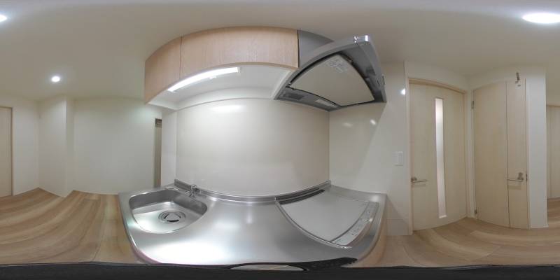 パノラマ画像キッチン