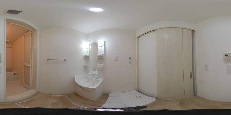 パノラマ画像洗面所