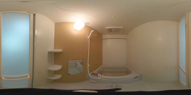 パノラマ画像バスルーム