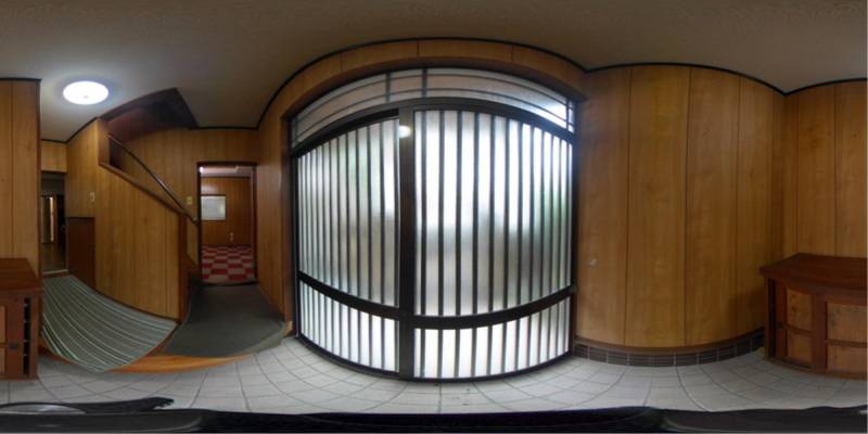 パノラマ画像玄関