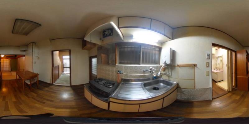 パノラマ画像キッチン