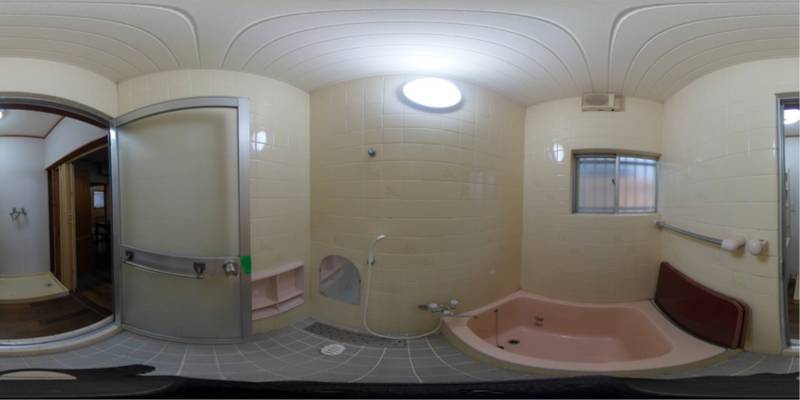 パノラマ画像バスルーム