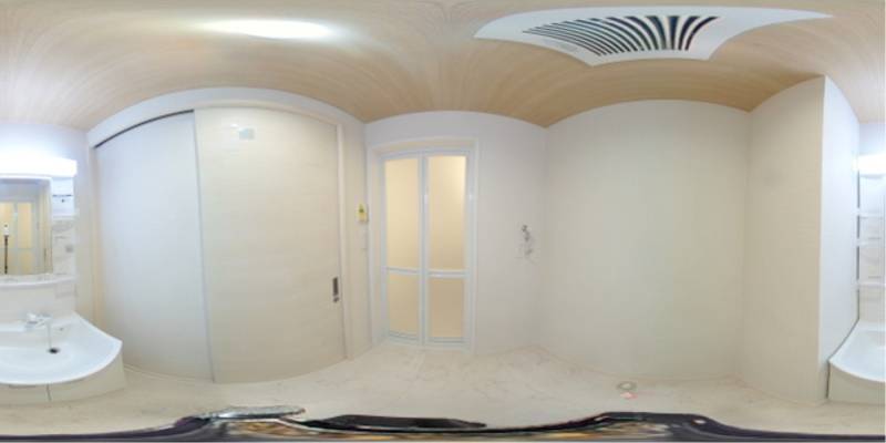 パノラマ画像洗面所