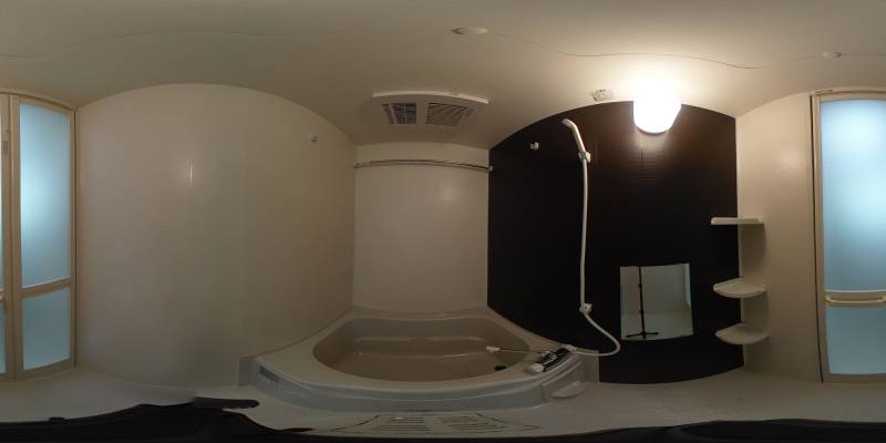 パノラマ画像バスルーム