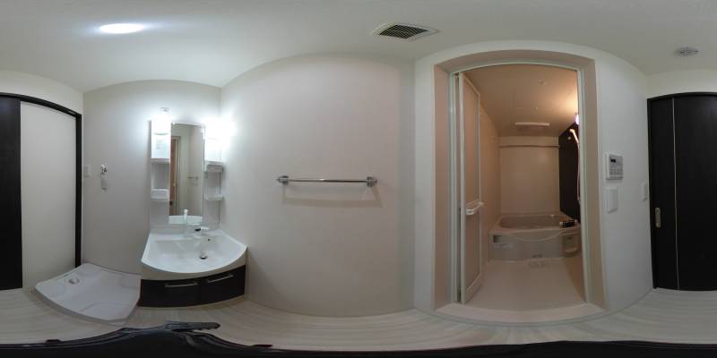 パノラマ画像洗面所