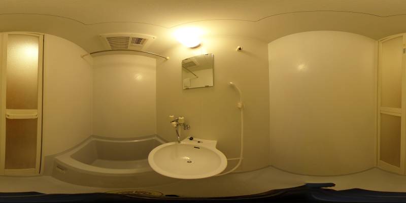 パノラマ画像バスルーム