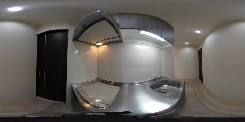 パノラマ画像キッチン