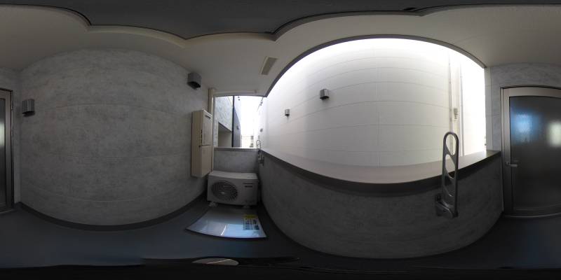 パノラマ画像バルコニー