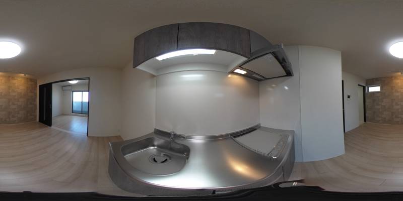 パノラマ画像キッチン