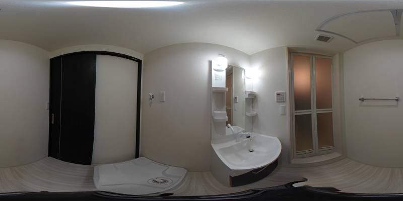 パノラマ画像洗面所