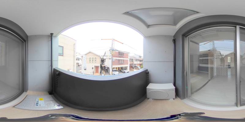 パノラマ画像バルコニー