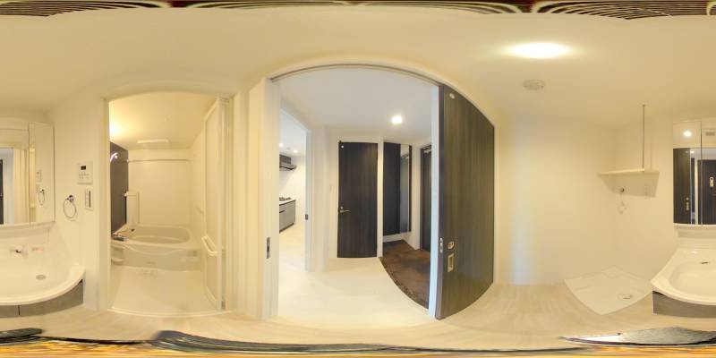 パノラマ画像洗面所