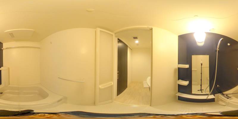 パノラマ画像バスルーム