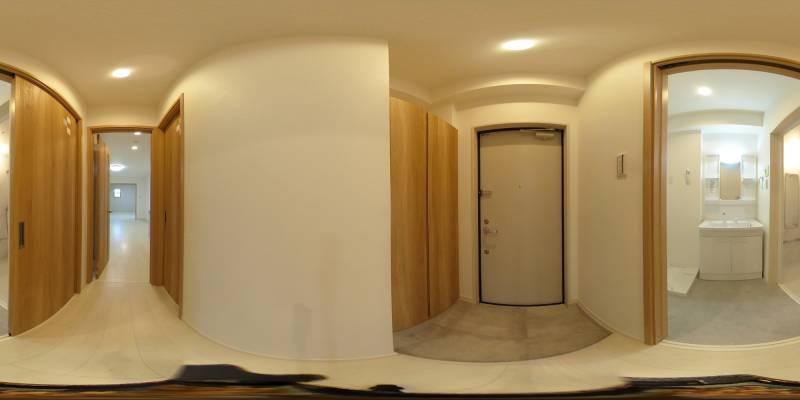 パノラマ画像玄関