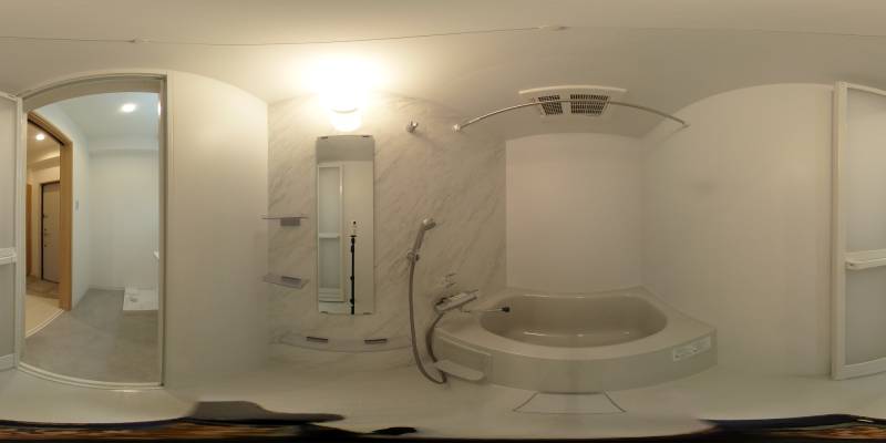 パノラマ画像バスルーム