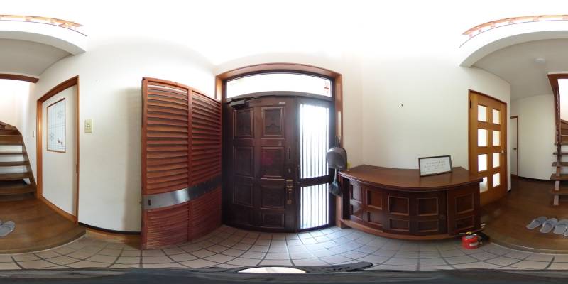 パノラマ画像玄関