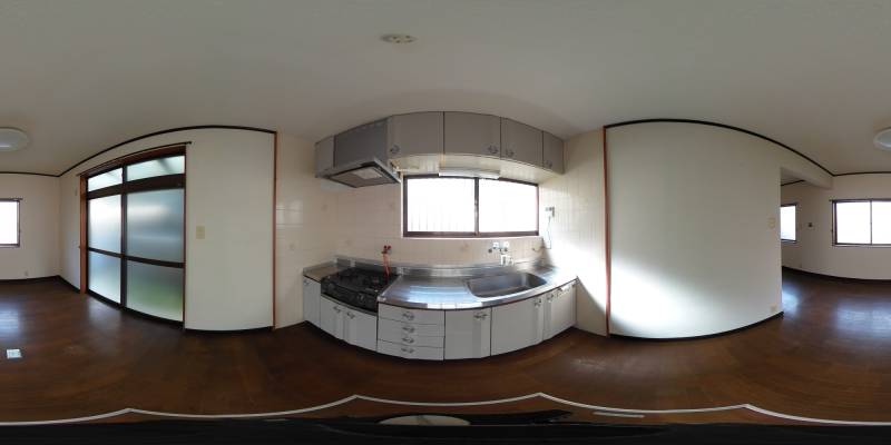 パノラマ画像キッチン