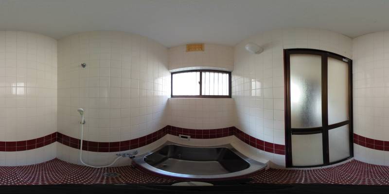 パノラマ画像バスルーム