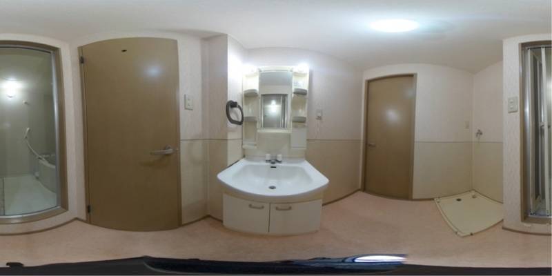 パノラマ画像洗面所