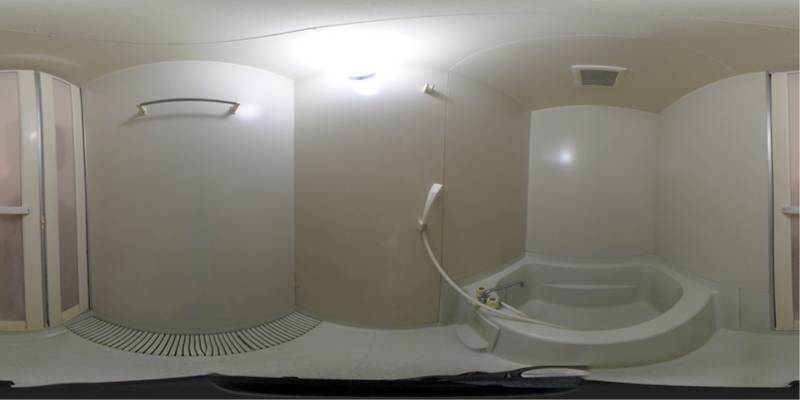 パノラマ画像バスルーム