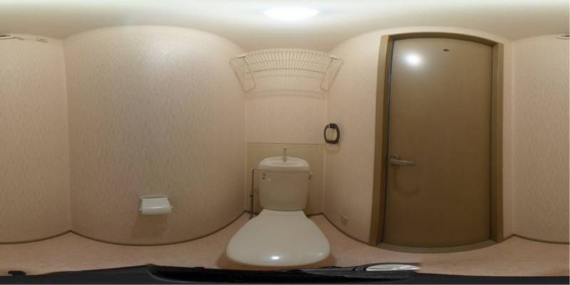 パノラマ画像トイレ