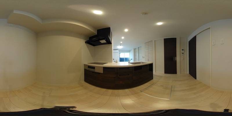 パノラマ画像キッチン