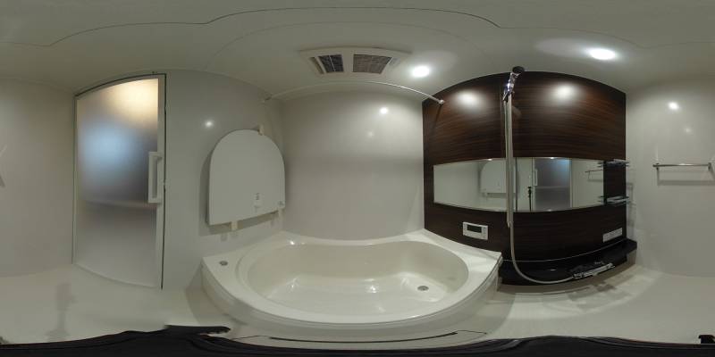 パノラマ画像バスルーム