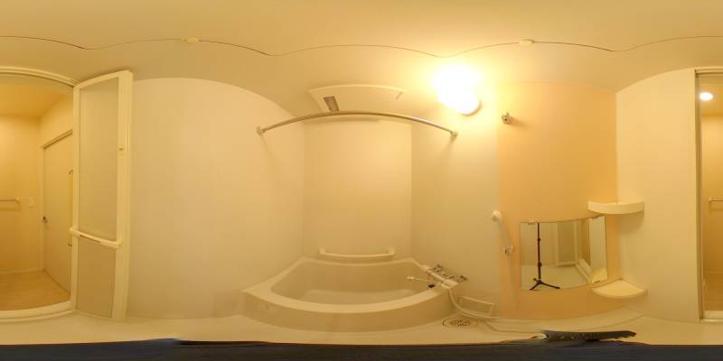 パノラマ画像バスルーム