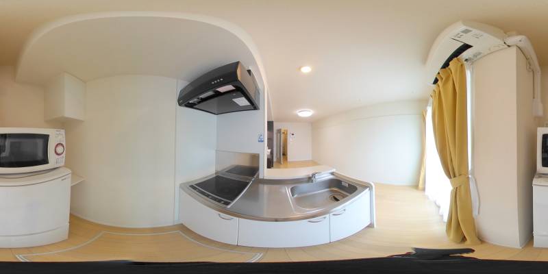 パノラマ画像キッチン