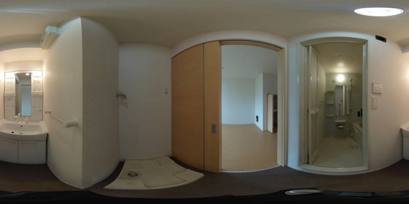 パノラマ画像洗面所