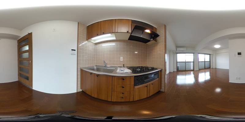 パノラマ画像キッチン