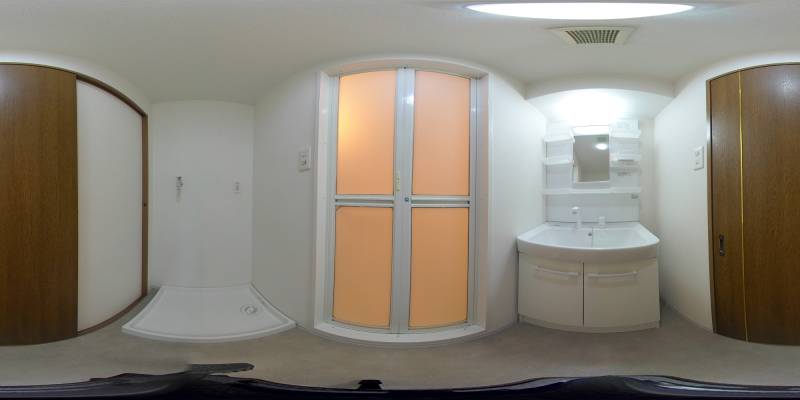 パノラマ画像洗面所