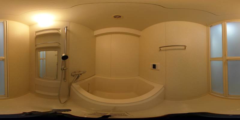 パノラマ画像バスルーム