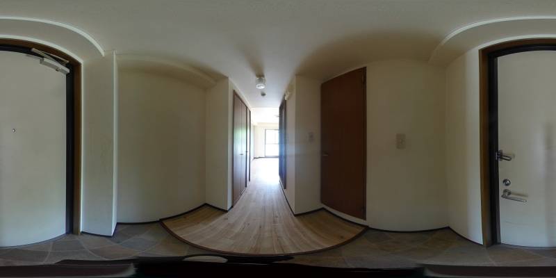 パノラマ画像玄関