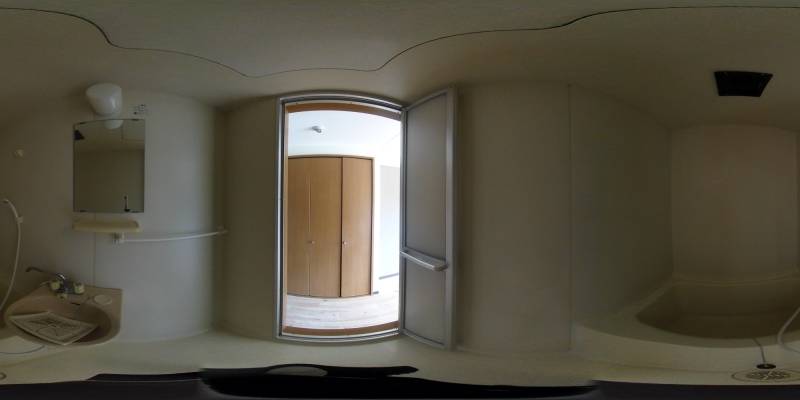 パノラマ画像バスルーム