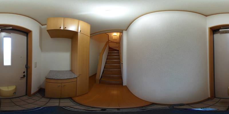 パノラマ画像玄関