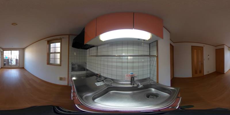 パノラマ画像キッチン