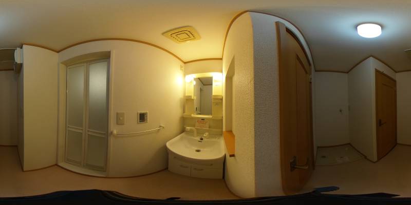 パノラマ画像洗面所