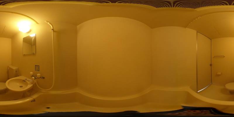 パノラマ画像バスルーム