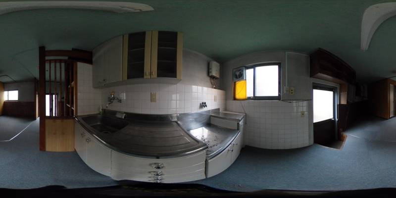 パノラマ画像キッチン