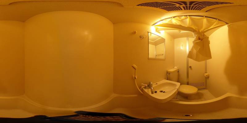 パノラマ画像バスルーム