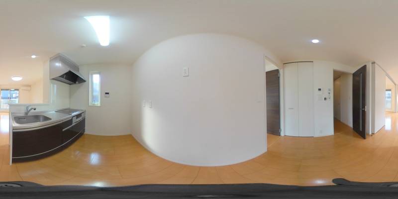 パノラマ画像キッチン