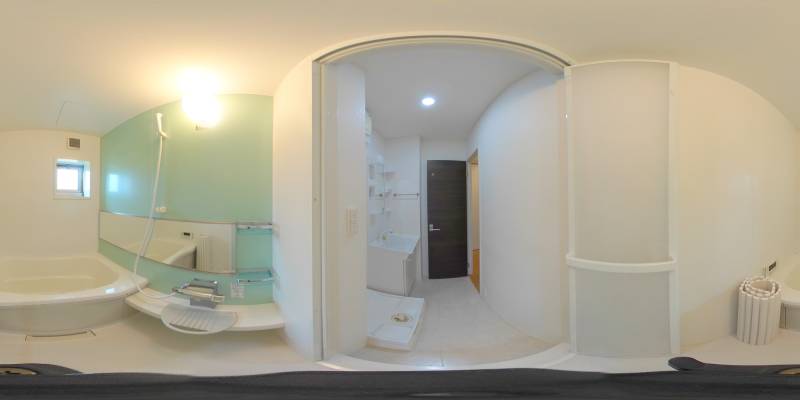 パノラマ画像バスルーム