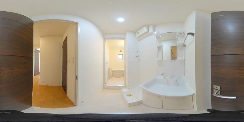 パノラマ画像洗面所