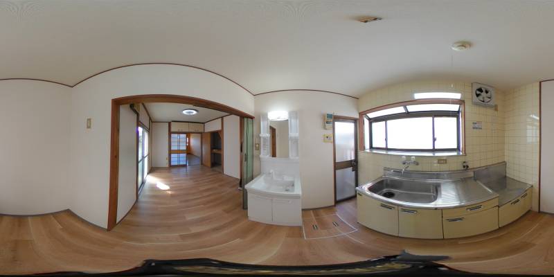 パノラマ画像キッチン